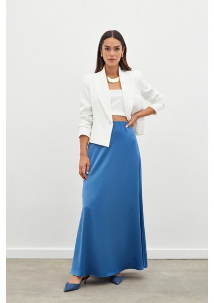 Uzun Saten Etek - Indigo indirimleri