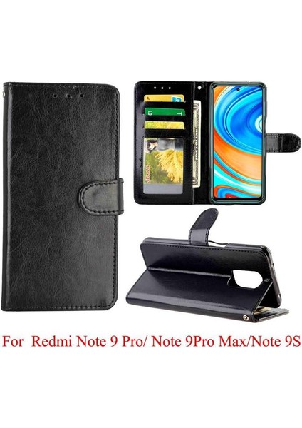 Xiaomi Redmi Not 9 Için Flip Case Pro Kart Tutucu Darbeye Manyetik Pu (Yurt Dışından) modelleri