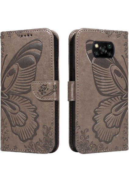 Xiaomi Poco X3 Için Flip Case/x3 Pro/x3 Nfc Kart ile Ayrılabilir El Kayışı (Yurt Dışından)