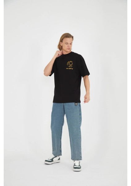 Vincent Van Gogh Siyah Oversize T-Shirt modelleri