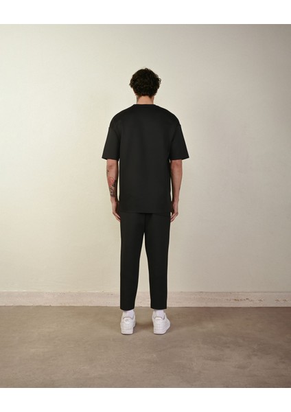 Siyah Oversize Ütüsüz T-Shirt fiyatları