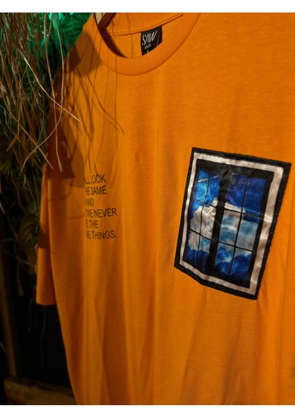 Vincent Van Gogh Turuncu Oversize T-Shirt indirimleri