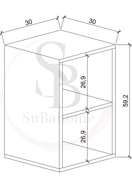 30 cm Mdf Modern Beyaz Komodin Çok Amaçlı Yan Sehpa Koltuk Yanı Sehpa Duvar Ünitesi Çocuk Komodin Raflık