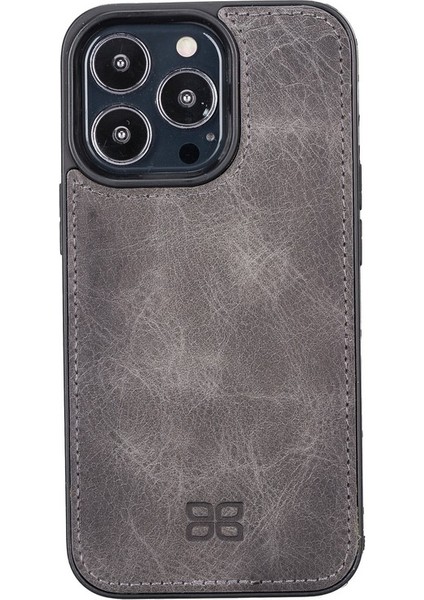 Apple iPhone 13 Pro Max Uyumlu Deri Zip Kılıf TN18EF