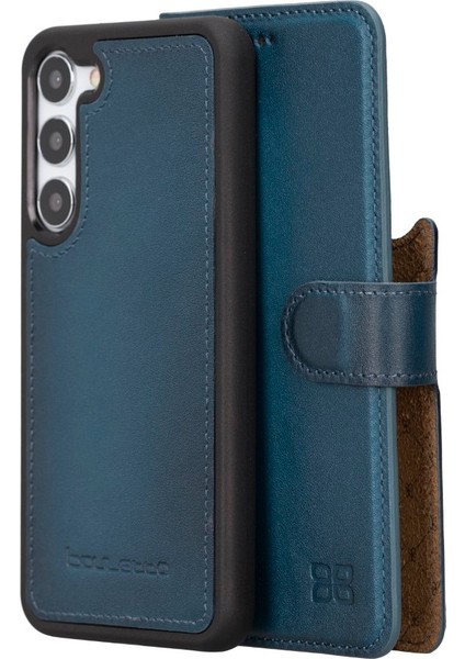 Samsung Galaxy S23 Uyumlu Deri Cüzdanlı Kılıf BRN4EF