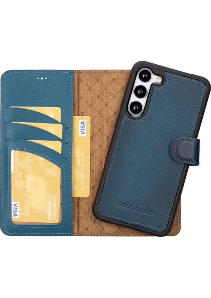 Samsung Galaxy S23 Uyumlu Deri Cüzdanlı Kılıf BRN4EF fırsatları