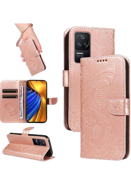 Xiaomi Poco F4 5g Için Flip Case Kredi Kartı Yuvası ile Yüksek Kaliteli Deri (Yurt Dışından)