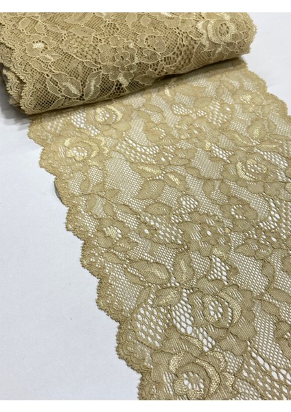 Likralı Geniş Dantel / Esnek Dantel / 1 Metre fiyatları