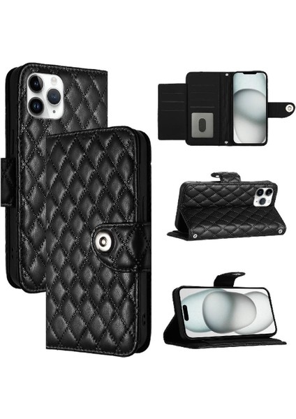 IPhone 11 Için Kılıf Pro Max Kart Tutucu Cüzdan Kapak Bilek Şerit Darbeye (Yurt Dışından)