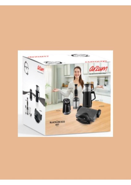 Siyah 9027 Pro Blacklıne Eco Set Sıyah 3 Yıl Resmi Distribütör Garantili 4'lu