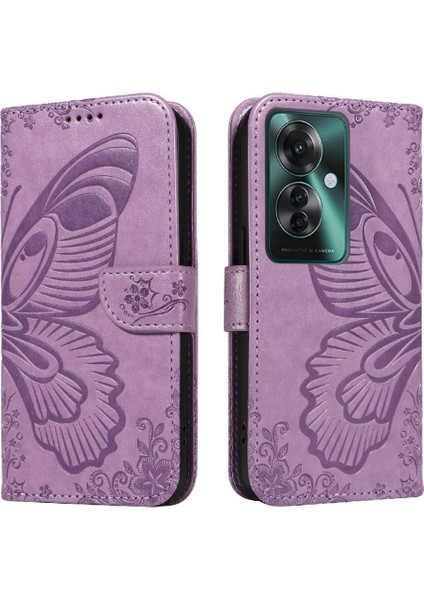 Kredi Kartı Yuvası ile Oppo Credit 11F 5g Yüksek Kaliteli Deri Için Flip Case (Yurt Dışından)