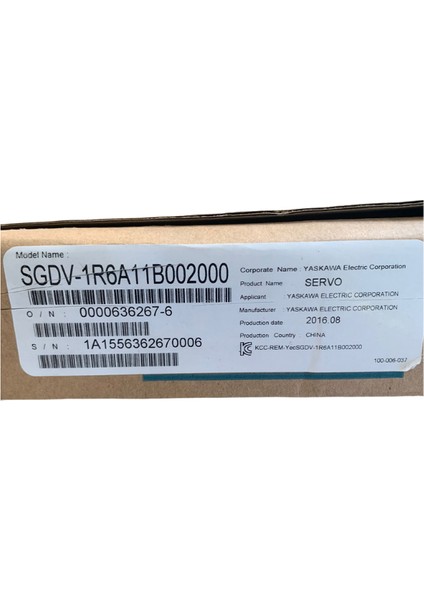 Yaskawa SGDV-1R6A11B