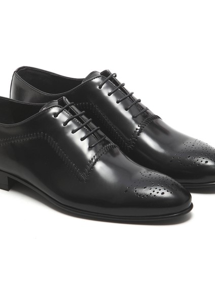 Siyah Deri Klasik Ayakkabı modelleri