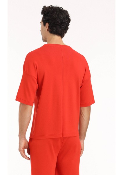 Turuncu Bisiklet Yaka Jakarlı Triko modelleri