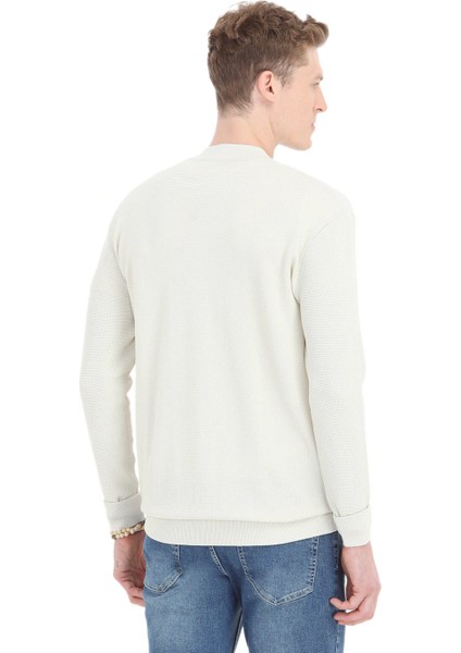 Taş Bisiklet Yaka Düz Örgü Hırka fırsatları