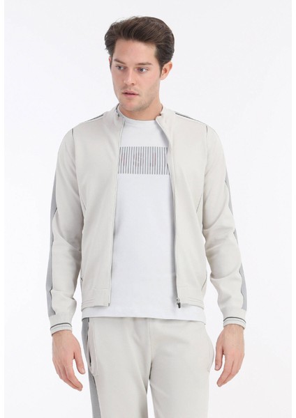 Bej Yarım Balıkçı Yaka Jakarlı Hırka fiyatları