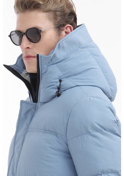 Mavi Regular Fit Kapüşonlu Casual Dokuma Mont indirimleri