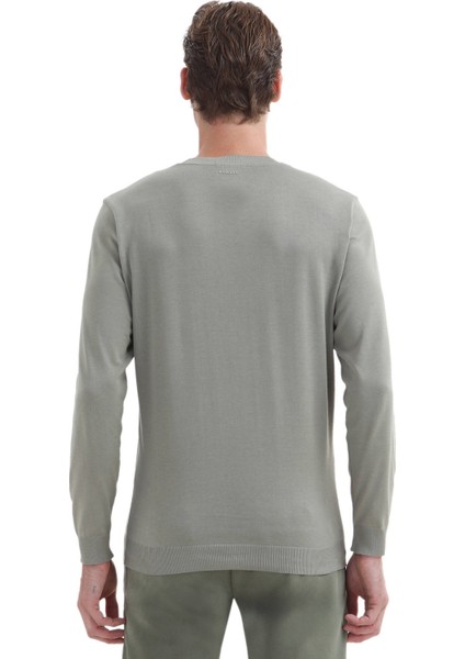 Açık Yeşil Düz Bisiklet Yaka %100 Pamuk T-Shirt indirimleri