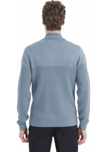 Mavi Bisiklet Yaka Selanik Pamuk Karışımlı Hırka indirimleri