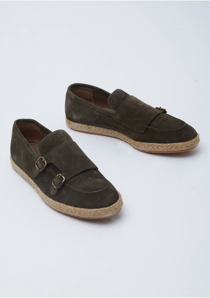 Haki Süet Casual Loafer modelleri