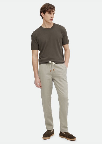 Haki Bisiklet Yaka Düz Örgü Triko fiyatları