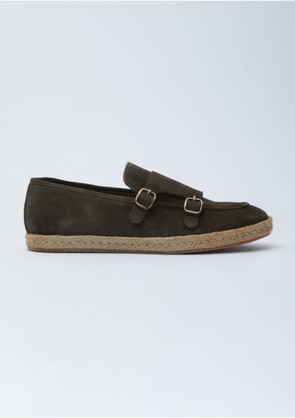 Haki Süet Casual Loafer