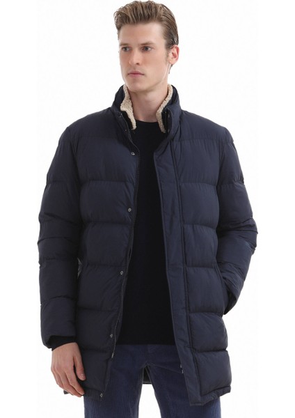 Lacivert Bisiklet Yaka Düz Örgü %100 Yün Triko Kazak fırsatları