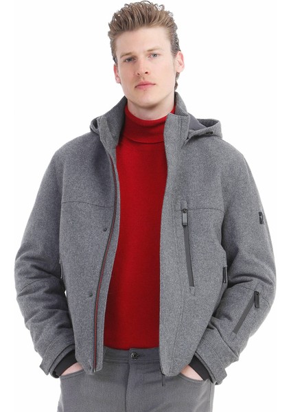 Kırmızı Tam Balıkçı Yaka Jakarlı Yün Karışımlı Triko Kazak modelleri