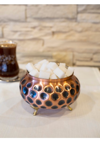 Bakır Şekerlik Gamzeli Model (İki Renk)