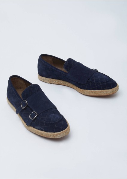 Lacivert Süet Casual Loafer modelleri