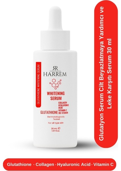 Glutatyon Serum Cilt Beyazlatmaya Yardımcı ve Leke Karşıtı Serum