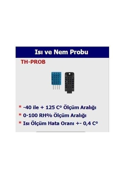 Th-03 Serisi İçin Ilave Isı ve Nem Probu