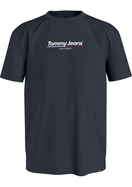 Tommy Jeans Erkek Regular Fit Rwb Tj Twıst Flag T-Shirt