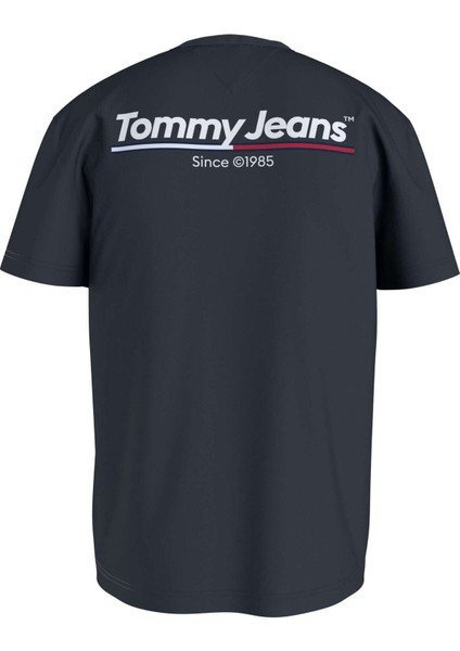 Tommy Jeans Erkek Regular Fit Rwb Tj Twıst Flag T-Shirt