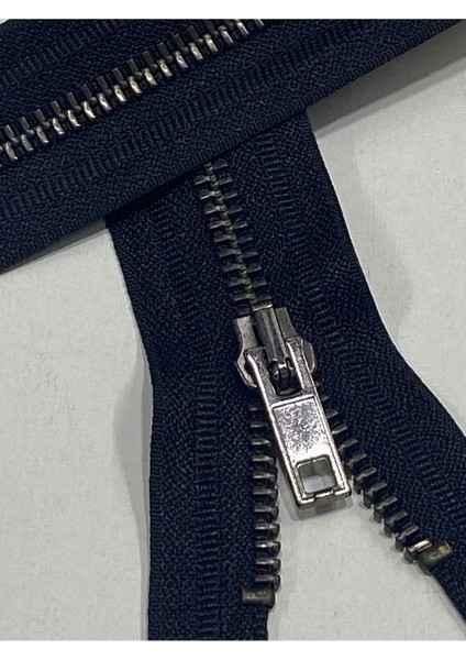 Demir Diş Kaban Mont Fermuarı 100 cm Siyah/ Antrasit Diş 5 Numara modelleri