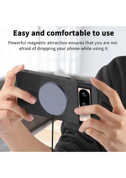 Google Piksel 8A Için Flip Case Hafif Ince Magsafe Araba Bağlar Kablosuz (Yurt Dışından)
