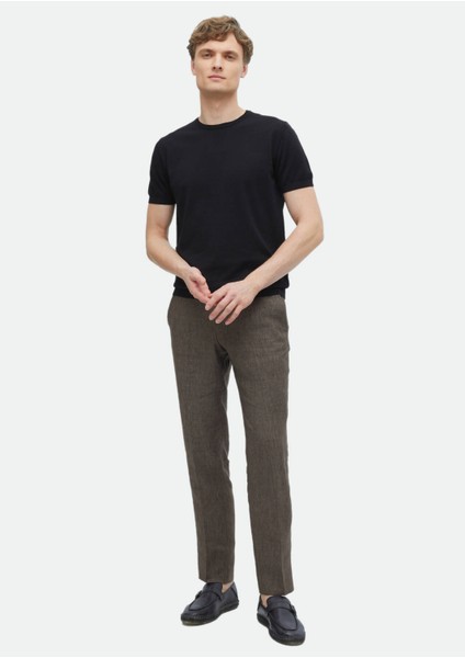 Siyah Bisiklet Yaka Düz Örgü %100 Pamuk Triko fiyatları