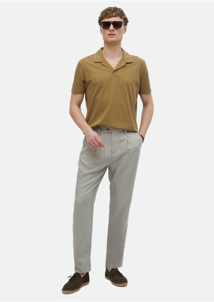 Deve Tüyü Düz Polo Yaka %100 Pamuk T-Shirt fiyatları