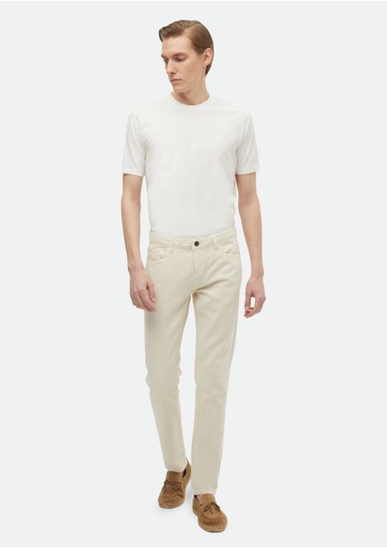 Beyaz Düz Bisiklet Yaka %100 Pamuk T-Shirt fiyatları