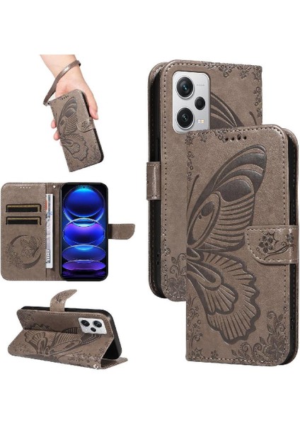 Xiaomi Redmi Not 12 Için Flip Case Pro Artı Ayrılabilir El Kayışı ile (Yurt Dışından)