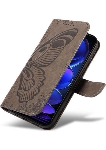 Xiaomi Redmi Not 12 Için Flip Case Pro Artı Ayrılabilir El Kayışı ile (Yurt Dışından)