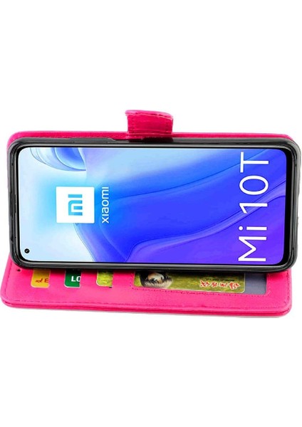 Xiaomi Mi 10T Pro 5g Için Flip Case Kickstand Pu Deri Kart Tutucu (Yurt Dışından)