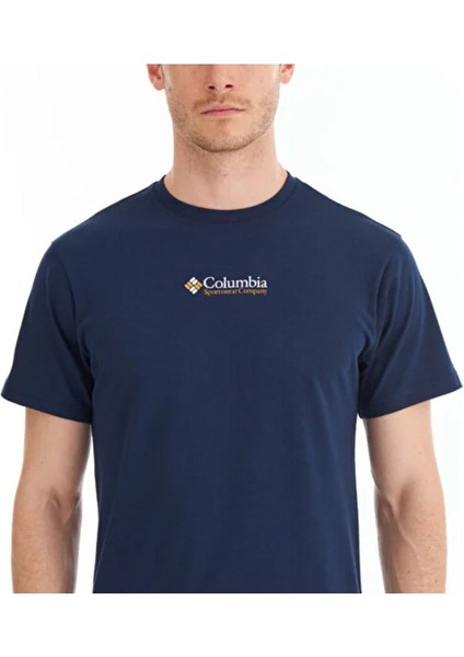 Erkek Pamuklu Marka Logolu Yazlık Günlük Kullanım Lacivert T-Shirt 9120340-010 fırsatları