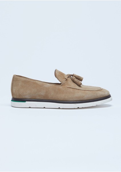 Taba Süet Casual Loafer