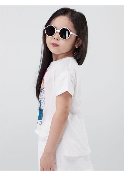 Kız Çocuk Pamuklu Köpek Baskılı Tshirt fırsatları