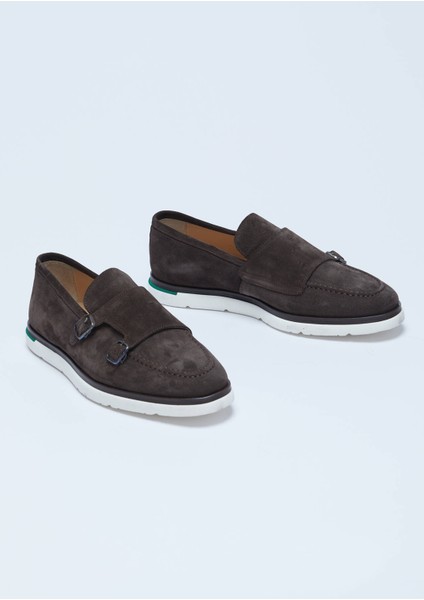 Kahverengi Süet Casual Loafer modelleri