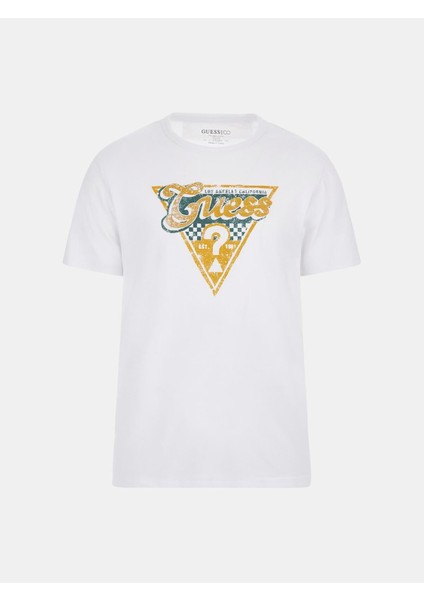 Triangle Guess Erkek Regular Fit T-Shirt