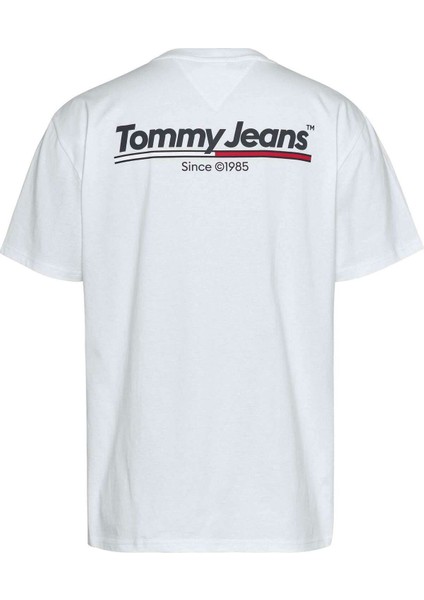 Tommy Jeans Erkek Regular Fit Rwb Tj Twıst Flag T-Shirt