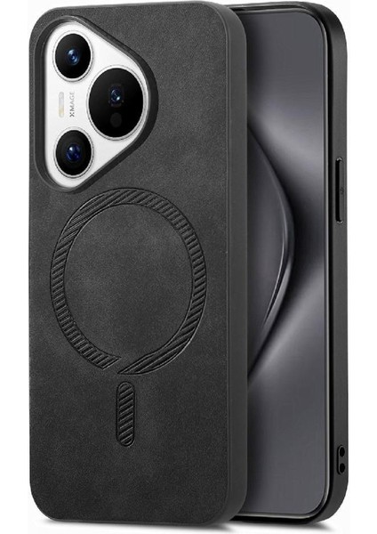 Huawei Pura 70 Magsafe Araba Mounts Için Flip Case Hafif Kablosuz Ince (Yurt Dışından)