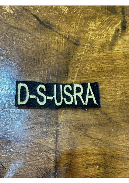 7x2 cm Nakış Işkeme Yazılı Arma Dikiş Aksesuarı Apolet